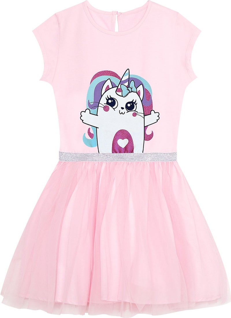 Denokids Graphic Tulle Dress  - Image 3
