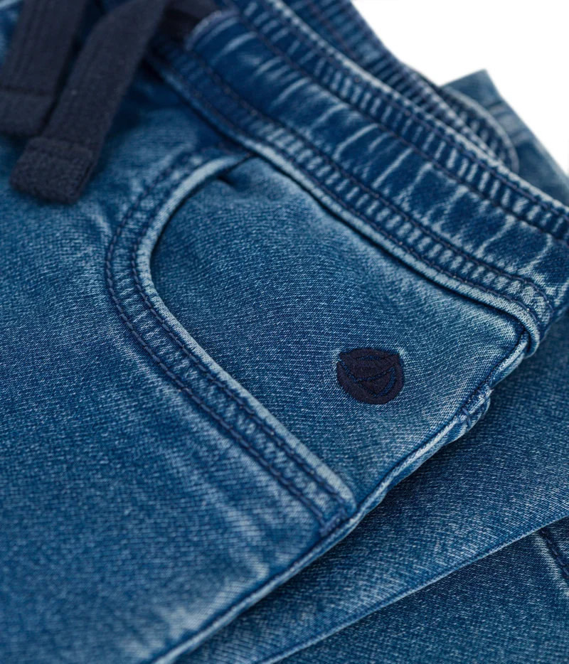 Petit Bateau Boys' Regular Denim Trousers