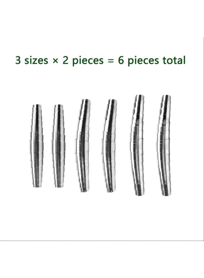 6 قطع من الينابيع الاستبدال الفولاذية المقاومة للصدأ لمقصات الحدائق 2.36 و 2.76 و 3.15 بوصة - Image 1