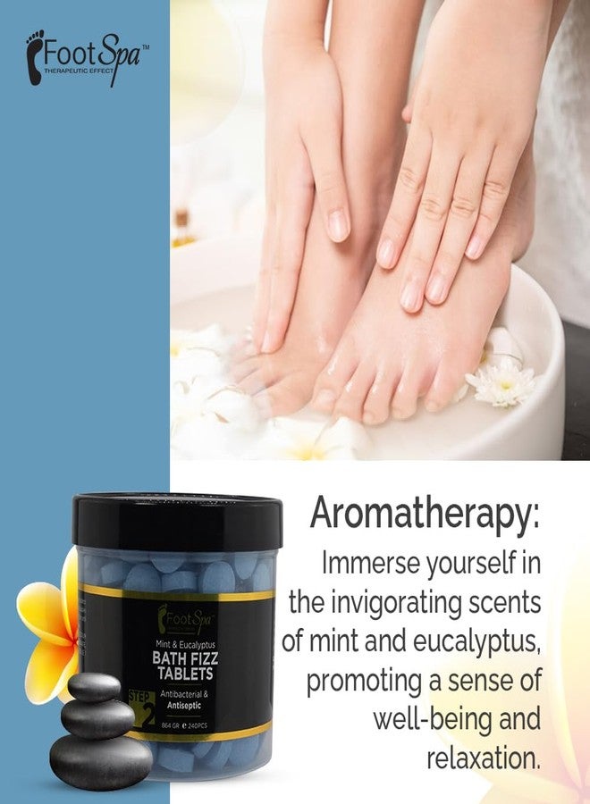 FOOTSPA - Bath Fizz, Mint & Eucalyptus - Relaxing Aromatherapy - 42 Ounces - Image 2