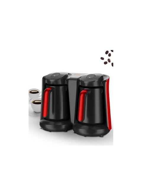 Hanso Turkish Coffee Maker, Premium Electric: 800 Watts Anti-overflow Sensor 1 - 12 Cups Safety System 1 Year Warranty
