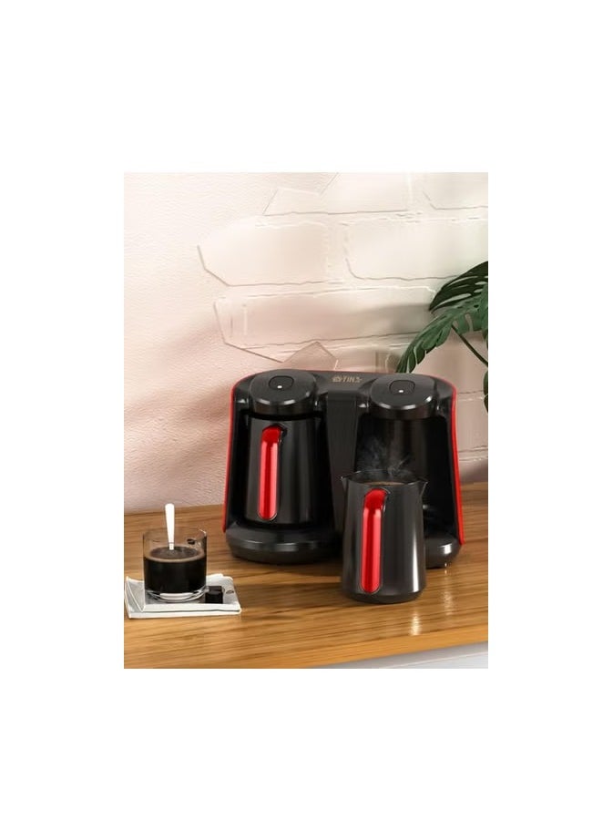 Hanso Turkish Coffee Maker, Premium Electric: 800 Watts Anti-overflow Sensor 1 - 12 Cups Safety System 1 Year Warranty
