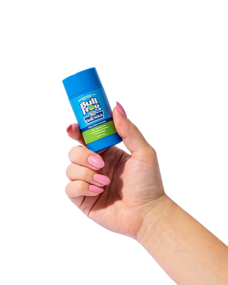 Bullfrog Quik Stick Sunscreen SPF 50 | Oxybenzone & Octinoxate Free | Broad Spectrum Moisturizing UVA/UVB, 1oz - Image 4