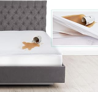 Nestl Nestl Premium Cotton Terry Mattress Protector Ã¢â‚¬â€œ Soft and Waterproof RV Short Queen 14 Inch Deep Pocket Mattress - Image 1