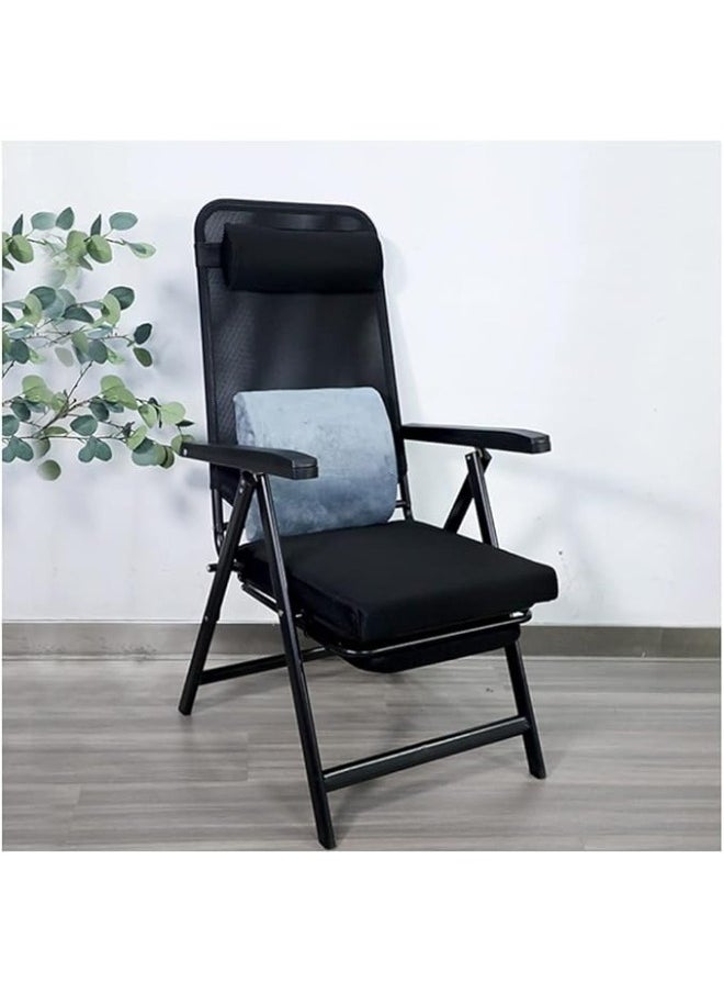 SMART HOME An innovative office chair that easily converts into a bed for relaxation and comfort during work or rest periods, combining modern design and multiple functions  - Image 4