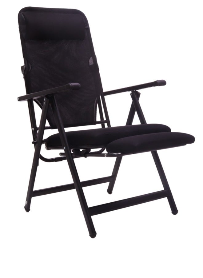 An innovative office chair that easily converts into a bed for relaxation and comfort during work or rest periods, combining modern design and multiple functions