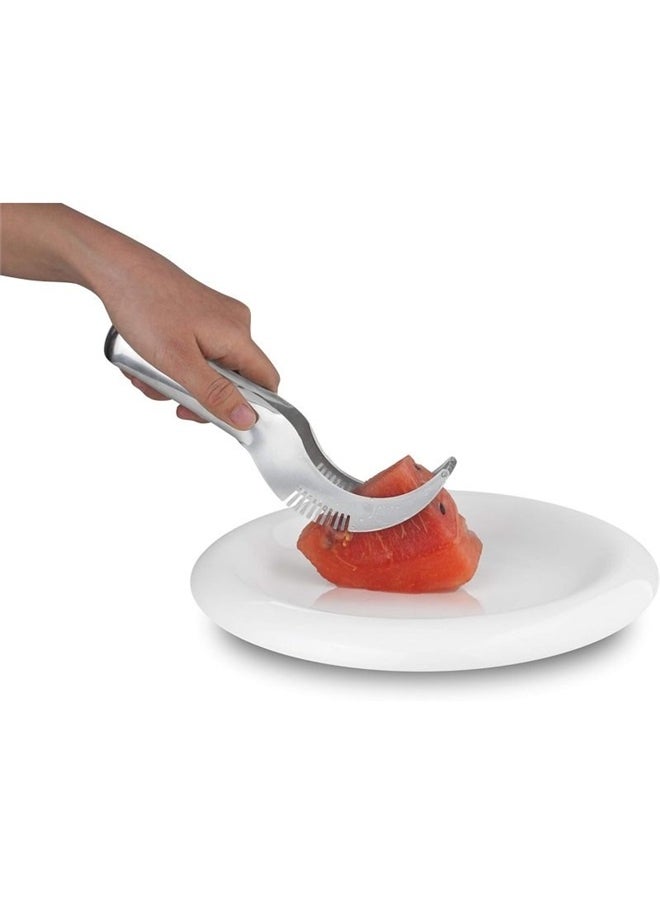 Generic Watermelon Slicer – Designed Watermelon Cutter that Makes Slicing Watermelon Fast and Easy – Premium Grade Stainless Steel  - Image 1