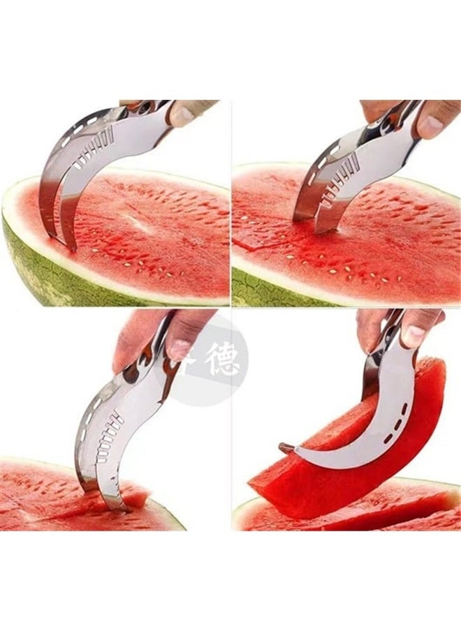 Generic Watermelon Slicer – Designed Watermelon Cutter that Makes Slicing Watermelon Fast and Easy – Premium Grade Stainless Steel  - Image 4