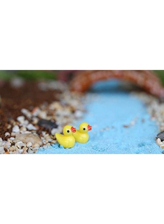 EMiEN 25Pcs Little Yellow Mini Duck Duckling Miniature Ornament For Diy Dollhouse Decoration Fairy Garden Plant Décor Nice Decoration Accessories For Deskcabinetkids Roomparty Etc. - Image 4