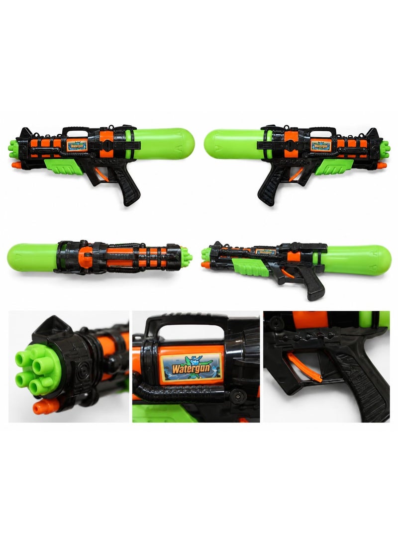 vGRASSP Outdoor Hand Water Pump Toy for Kids – High Pressure Manual Water Gun with Large Water Tank – Summer Water Blaster for Beach, Pool & Garden Outdoor Play – Durable Plastic Water Shooter for Boys & Girls – 45 × 16 × 9 cm - Image 2