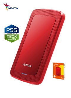 أداتا محرك الأقراص الصلبة الخارجي HV300 سعة 1 تيرابايت | متوافق مع PS5 XBOX لنقل البيانات بسرعة فائقة للألعاب | أحمر  - Image 5