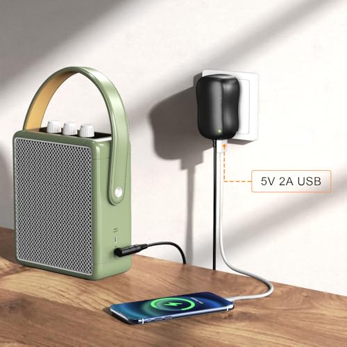 Powseed 36W 3V 4.5V 5V 6V 7.5V 9V 12V 3A DC Power Supply Cord with USB Wall Charger 5V 2A 10W for Phone Security Camera Router Speaker Webcam HUB LED, Universal AC Adapter with 8 Tips Micro USB - Image 2