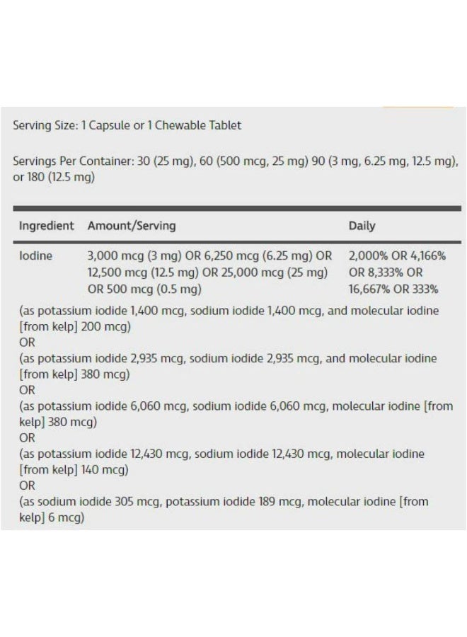 Terry Naturally Tri-Iodine 25mg 60 Capsules 3 Pack - Image 2