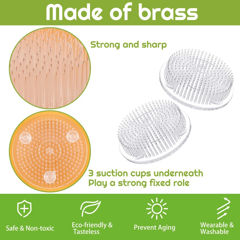 Waydress 12 Pieces Plastic Flower Frog Flower Pins Floral Frog for Arrangements Vase Japanese Floral Arrangement for Plant Decoration, Summer Activity, Wedding Decoration - Image 3