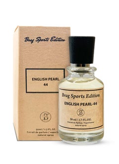 B BRAG B Brag English Pearl Eau De Perfume 50ml for Men Unleash Best Long Lasting Arabic Perfumes Fresh and Fruity Men's Fragrances Ideal Essence Present For Every Occasion  - Image 1
