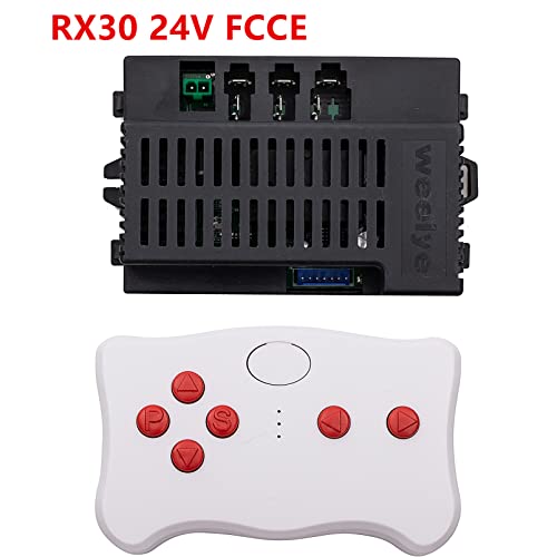 weelye RX30 24V Kids Powered Ride on car 24G Bluetooth Remote Control and Receiver Kit Controller Control Box Accessories for Children Electric Ride On Car Replacement Parts - Image 5