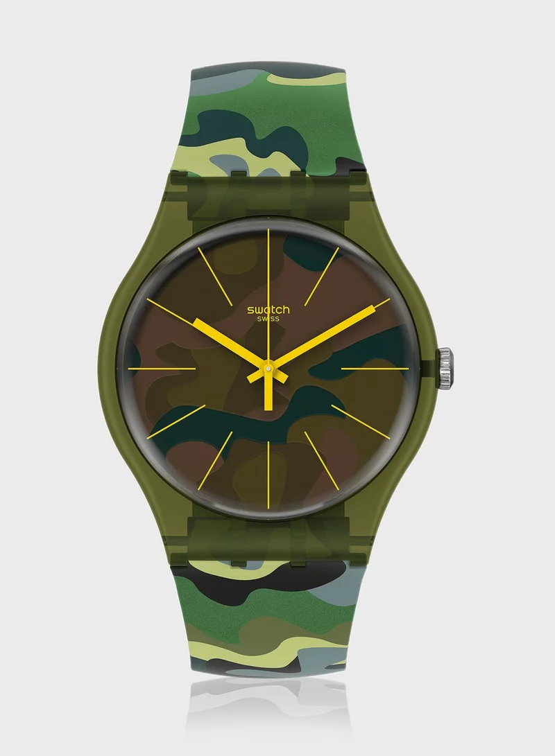 Swatch Camouforest Analog Watch