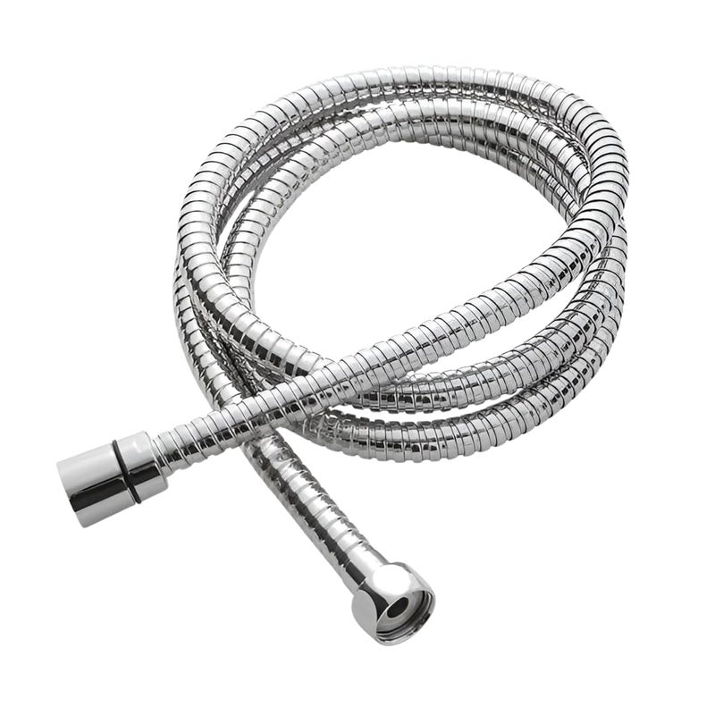ENICET ENICET Stainless Steel Shower Tube 1 Meter Chrome Finish SS 304 Grade Rust Free Hose For Hand Shower and Health Faucet With Brass Connector Shower Pipe AE172  - Image 1