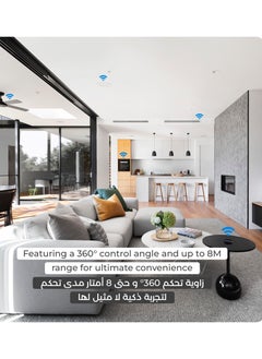 LUMIVE Wi-Fi Universal IR Remote Control By Lumive, Tuya Smart Home Remote Hub for Home Automation of AC, Fan, TV works with  Alexa, Google Home  - Image 4
