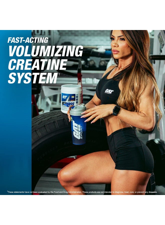GAT SPORT GAT Sport JetMass Fact-Acting Volumizing Creatine System, 30 Servings (Strawberry Lemonade) - Image 3