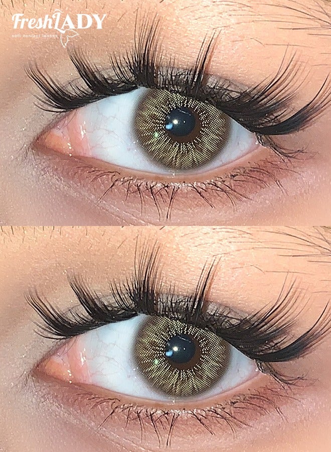 FreshLady Freshlady Sun kissed Selena 14.20mm Colored Contact Lenses 1 Year Disposable for Daily Wear - Image 2