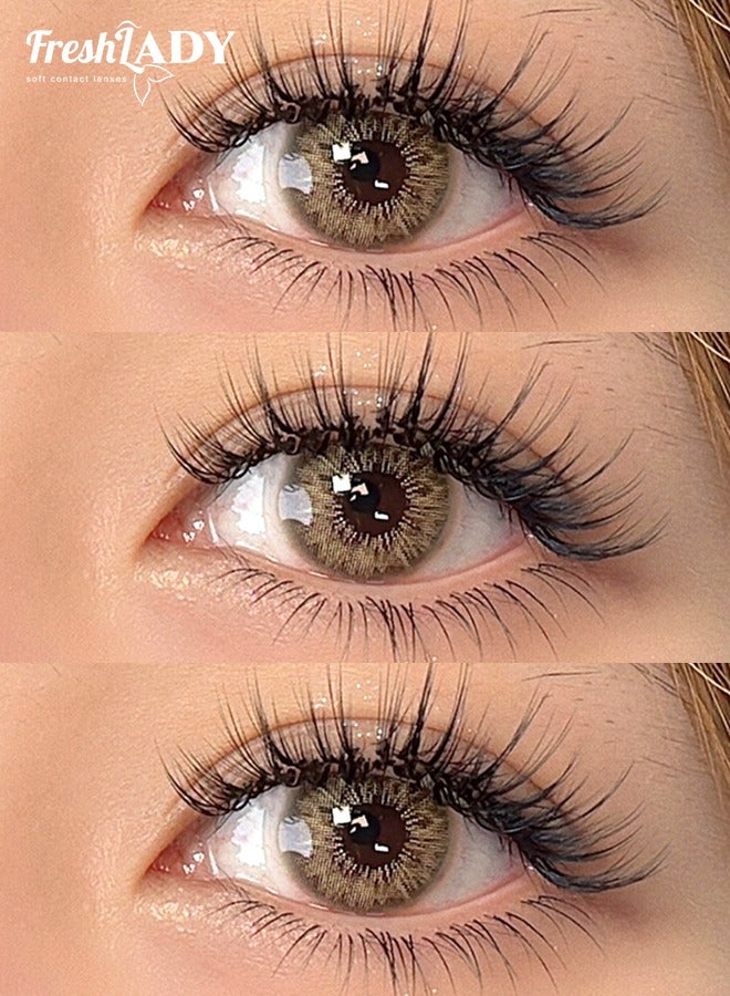 FreshLady Freshlady Sun kissed Selena 14.20mm Colored Contact Lenses 1 Year Disposable for Daily Wear - Image 5