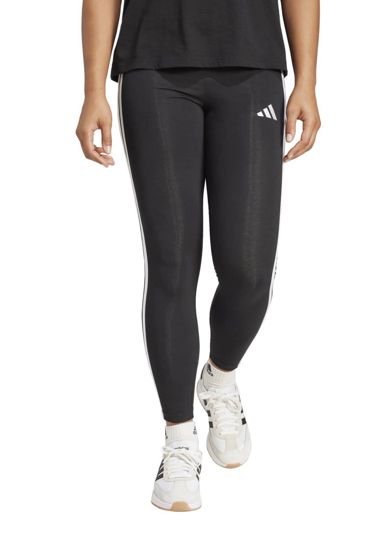 Adidas Essentials 3-Stripes Cotton Leggings - Image 1
