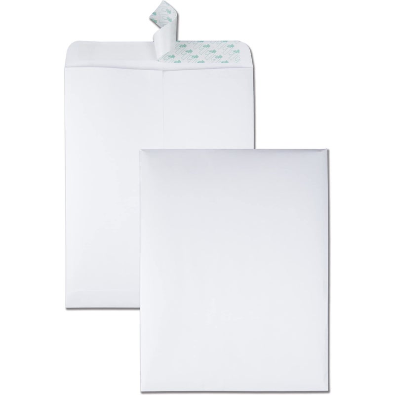 Quality Park 10 x 13 Catalog Envelopes with Redi-Strip Closure, 28 lb. White Wove, Great Option for Mailing, Storage and Organizing, 100 per Box (QUA44782) - Image 1