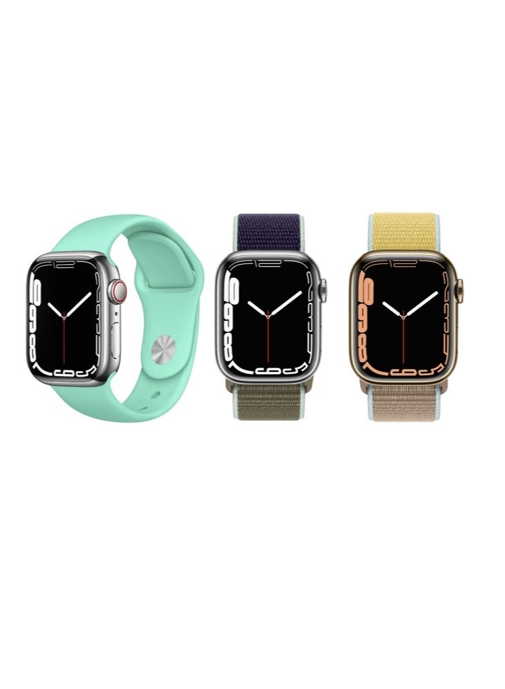 Perfii 3pcs Apple Watch Strap 42/41/40/38mm Replacement for Apple Watch Series 10/9/8/7/6/5/4/SE - Image 1