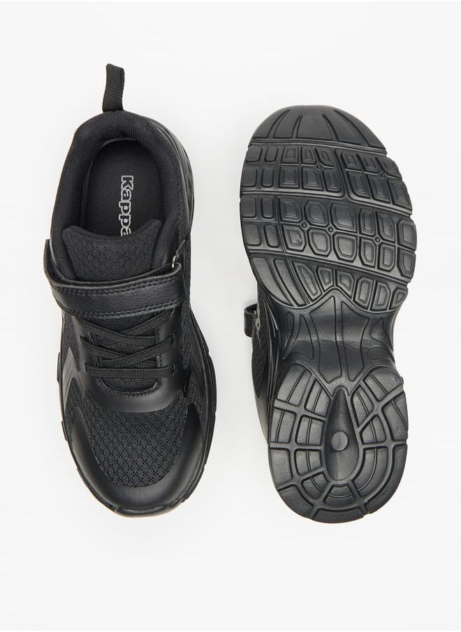 Kappa - Boys Textured Sports Shoes With Hook And Loop Closure - Image 1