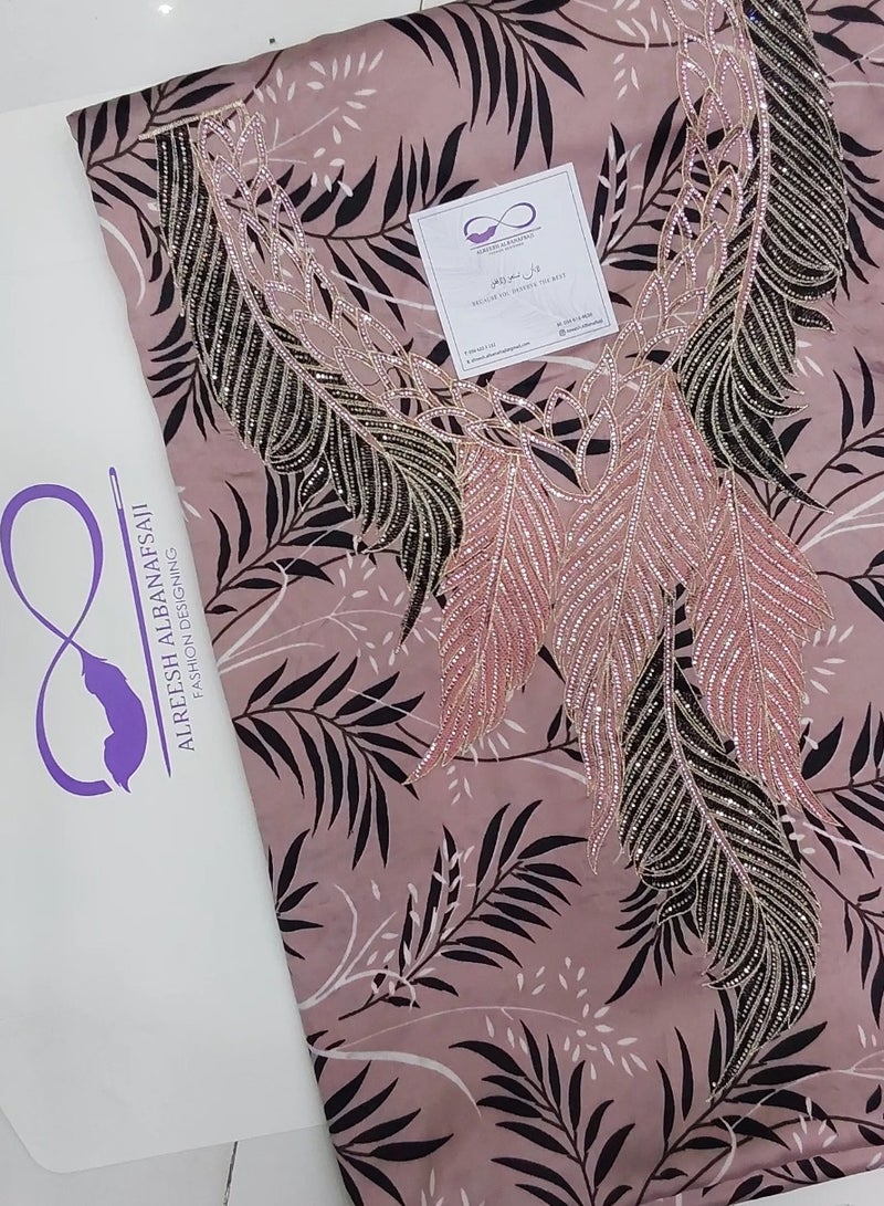 ALREESH ALBANAFSAJI DRESS PINK