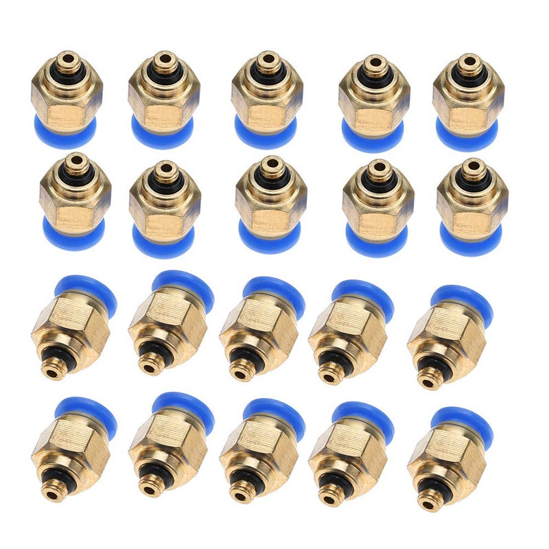 PC4 M5 وصلة هوائية مستقيمة لخرطوم PU النايلون 4mm ملحقات طابعة ثلاثية الأبعاد - Image 3