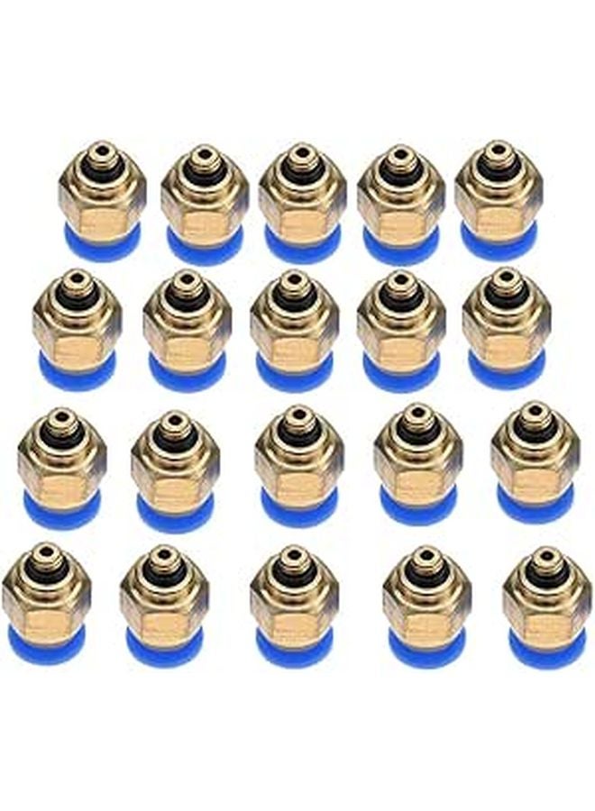 PC4 M5 وصلة هوائية مستقيمة لخرطوم PU النايلون 4mm ملحقات طابعة ثلاثية الأبعاد - Image 1