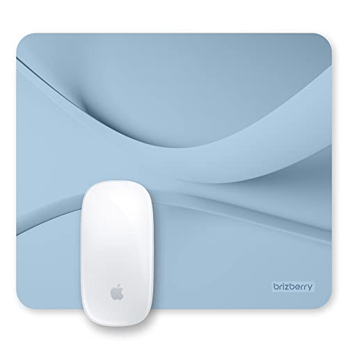 ARTBRIZ® Brizberry Art-Pro Mouse Pad, Optimised for Speed and Precision, Premium Anti Skid Rubber Base, for Office Desktop Laptop PC Mac, 240mm x 240mm x 3mm (112S - Pack of 1) - Image 1