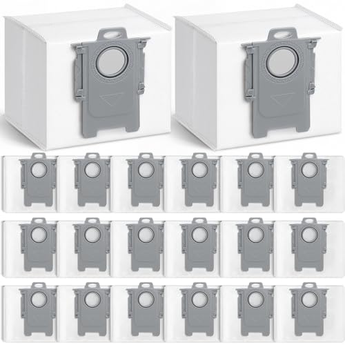 BUXEBUX 20-Pack Q7 M5+, Q5+ Replacement Dust Bags for Roborock Q5 Max+, Q5 Pro+, S8,S7 Pro Ultra, S7MaxV Ultra, S8+, Q7,Q8 Max+, Q10 S5+,Q10 X5+ Vacuum Bags for Roborock, Disposable Dust Bags - Image 1