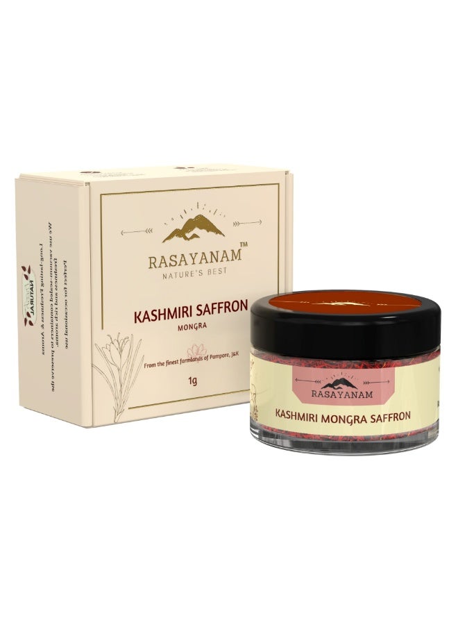 Rasayanam Kashmiri Mongra Saffron  1Gm - Image 1