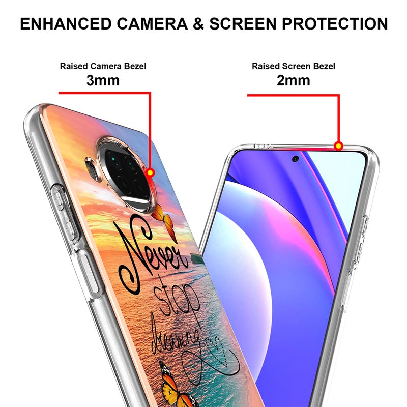 2pcs Chic Smartphone Cover Slim Pattern Phone Case Compatible with Mi 10T 5G - Image 4