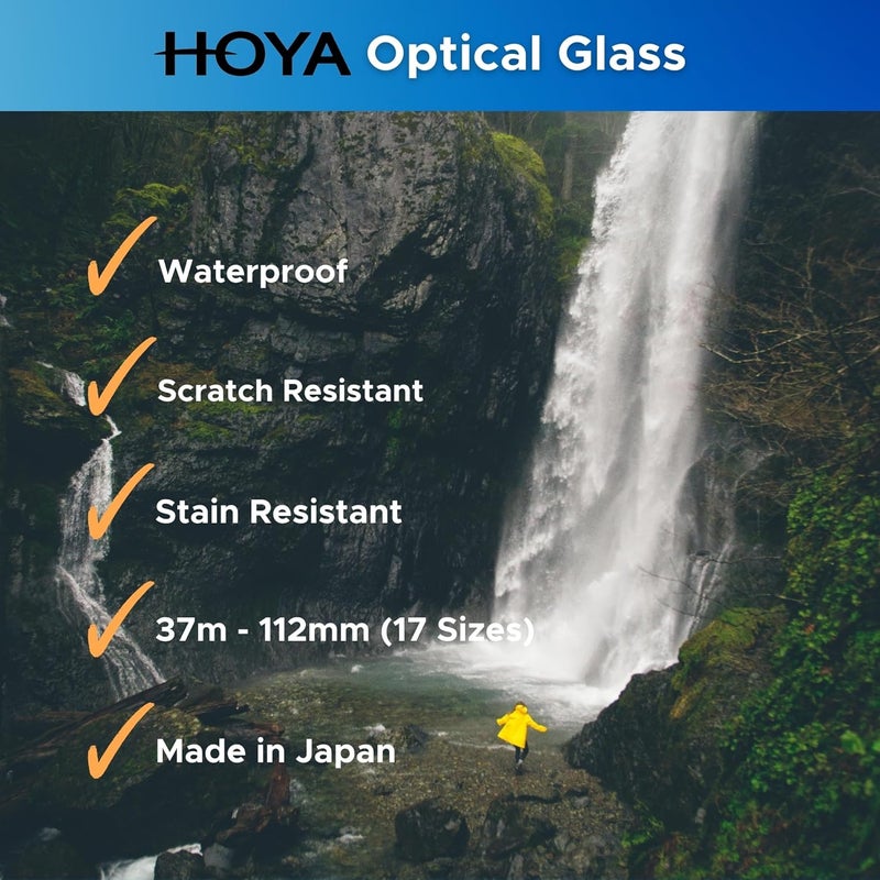 HOYA EVO Antistatic 55mm UV Filter — Camera Filters with 16-Layer SMC Coating, 3mm Thick, Optical Glass for Superior Resolution - Dust, Stain & Scratch-Resistant for Clear and Distortion-Free Images - Image 3