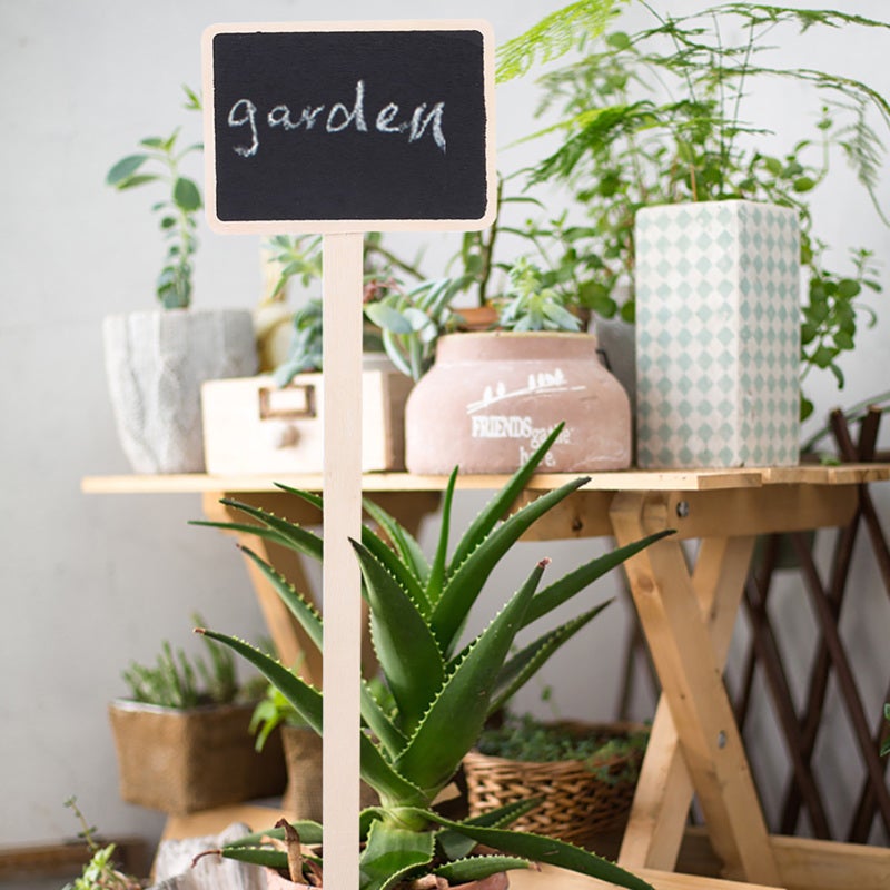 10Pcs Plant Sign Tag Plants Flower Price Tag Mini Message Blackboard Garden Decoration - Image 3