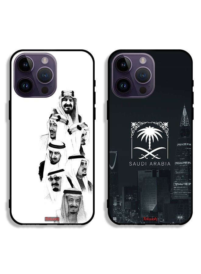 Tolwak Two Cases For Apple iPhone 14 Pro Max Protective Covers Saudi Arabia Kings - Image 1