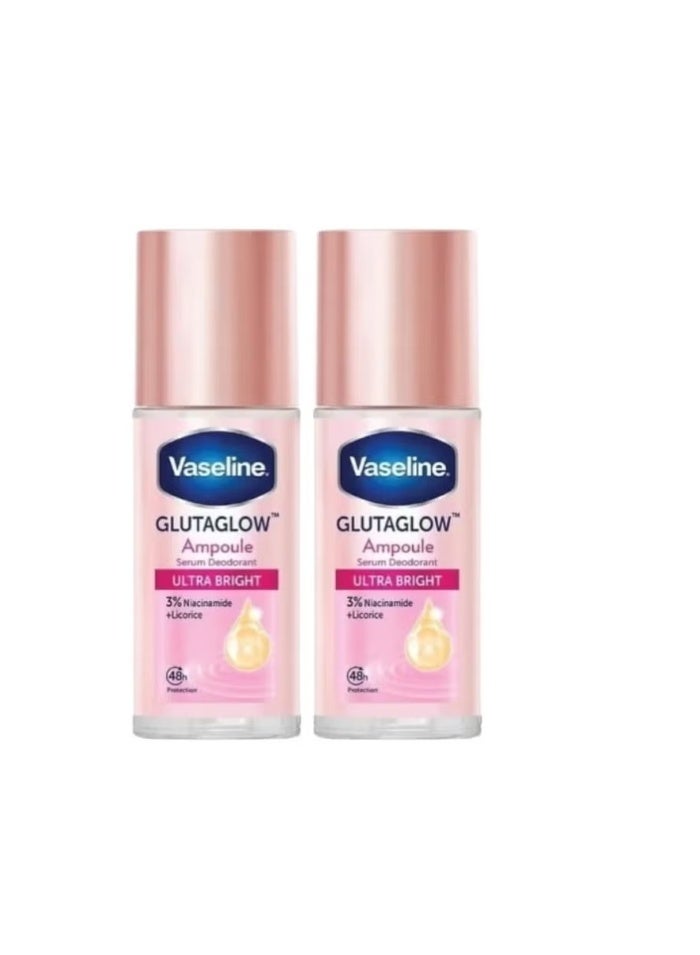 Gluta Glow Ampoule Deodorant Ultra Brightening * 45 ml (2 pieces)