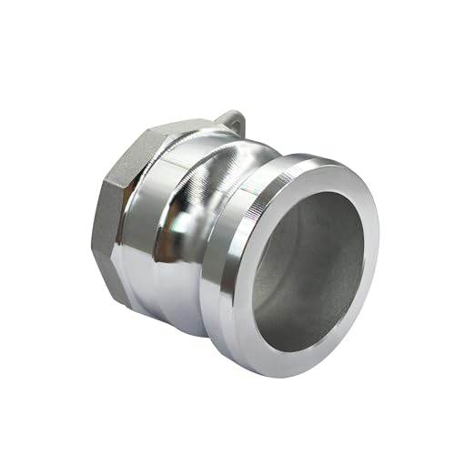 Beduan Aluminum Cam Lock Fittings Part A Cam and Groove Hose Fitting 3 Plug x 3 NPT Female Threaded Adapter - Image 3