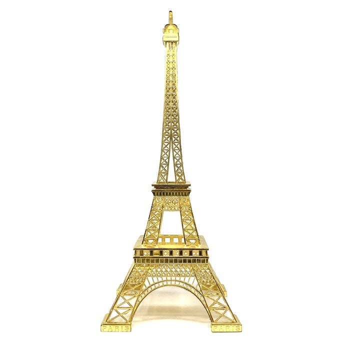 19 INCH 48CM EIFFEL TOWER STATUE DECOR ALLOY METALGOLD EF1986193