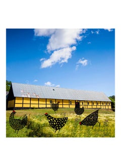 NIBEMINENT Rooster Garden Silhouette Stake Black 33.00 x 0.20 32.00cm  - Image 4