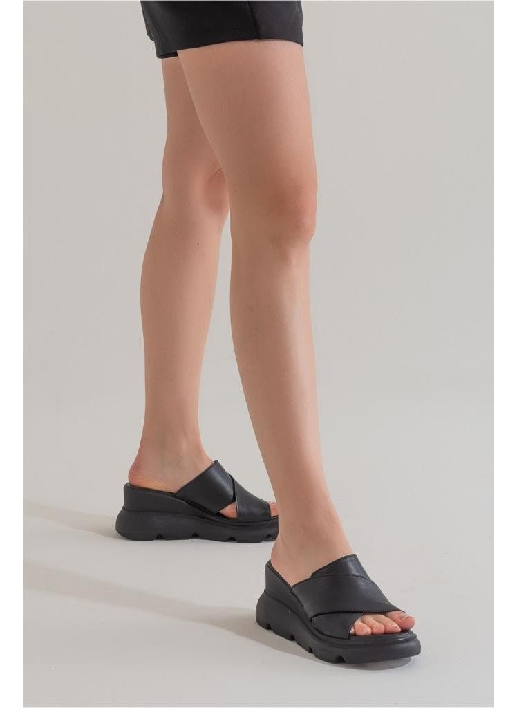 Zeyn Shoes 7673 Black Women's Slippers - Image 4