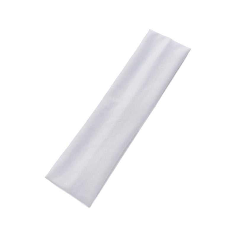 إسكدنيا 6cm Wide Solid Color Sports Yoga Headband #2 White