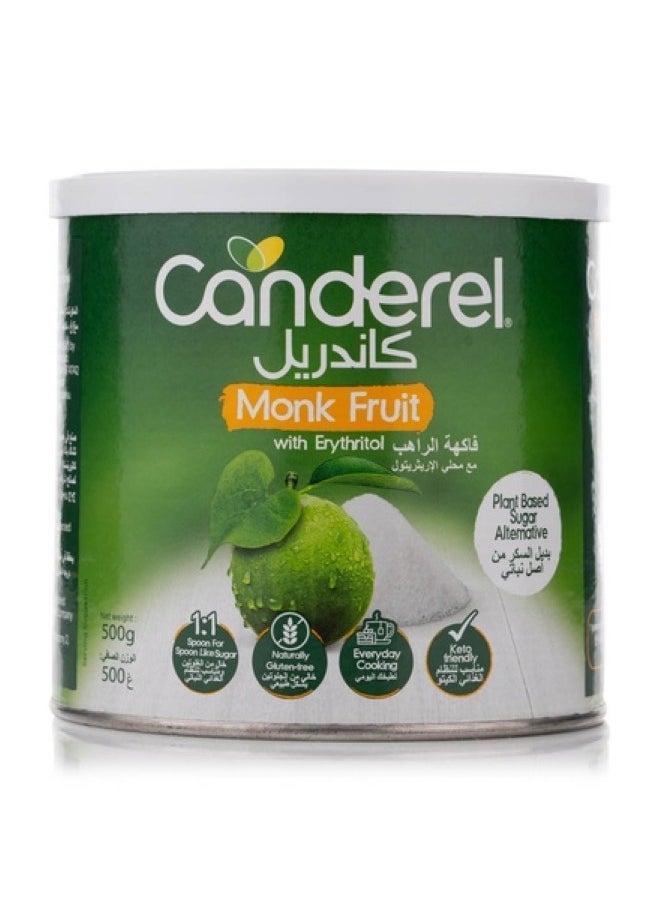 Canderel Monk Fruit Canister With Erythritol 500 G  - Image 2