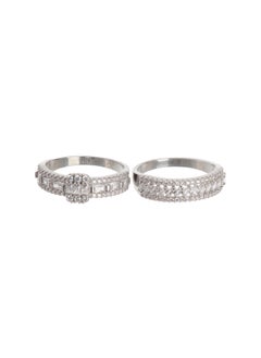 Twins Silver Ring