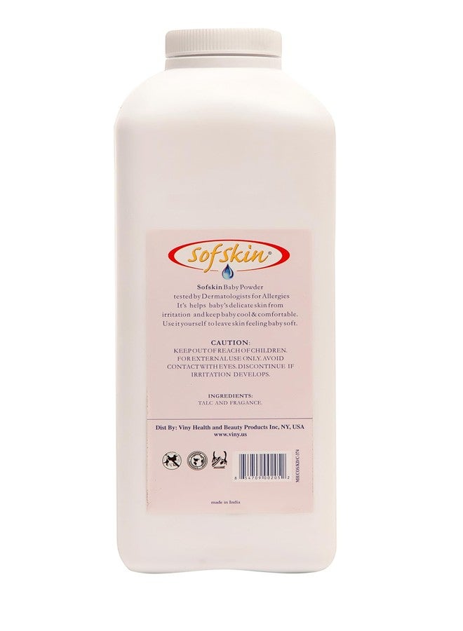 SOFSKIN (USA Brand) BABY POWDER (Perfumed) 675 gm & BABY PETROLEUM JELLY (Perfumed) Anti Diaper Rash 170 gm COMBO - Image 3