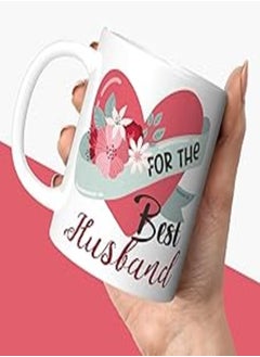 NH10 DESIGNS For The Best Husband Printed White Printed Mug For Husband Birthday Gift For Husband Anniversary Gift Valentine's Day Gift For Husband Mug Gift For Husband Printed Mug (Microwave Safe - pzsku/Z98DDEAC24938ED78F337Z/45/_/1723236626/b1ba8e34-5b85-4e12-832f-8872f2b4581b